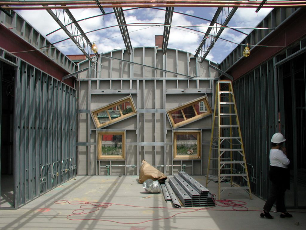 the construction site of the future ChicagoCAC building